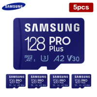 SAMSUNG Micro SD Card Pro Plus 128GB 256GB A2 U3 V30 Wholesale 180MB/S TF Card with Adapter for Phone UAV SDXC Memory Card