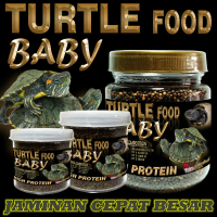 100 GR MAKANAN ANAKAN BAYI KURA-KURA BRAZIL RES CST AST DAMER AMBON ALIGATOR RAZOR MONBI PIPUT PICTA