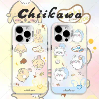 Anime Kawaii Chiikawas Phone Case Iphone15 14 13 12 Pro Max Cartoon Chiikawas Hachiware Usagi Phone Case Creative Girl Gifts