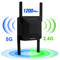 1200Mbps Dual Chip WPS WIFI Repeater 2.4G 5Ghz WiFi Extender 4 Antennas Wireless WIFI Amplifier 802.11N Wi-Fi Signal Repeator