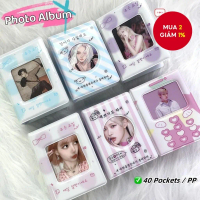in stockIns Loving Heart Loose-Leaf Card Book - 3 Inch Iconic Photo Card Collection Book with 40 Poc