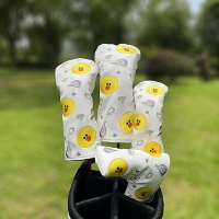 卡通兔子高爾夫球桿套桿頭套保護套1號木套推桿套鐵桿套golf頭套