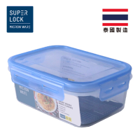 SUPER LOCK SU6535 SMART LOCK 長方形抗菌防漏保鮮食物盒 1000毫升 微波爐適用 香港行貨 