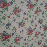 wallpaper sticker dinding murah motif bunga kecil krem