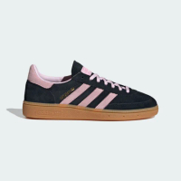 【adidas 愛迪達】休閒鞋 女鞋 運動鞋 麂皮 HANDBALL SPEZIAL W 黑 IE5897