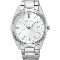 SEIKO 精工錶 經典簡約紳士腕錶 6N52-00A0S(SUR307P1)-40mm-白面鋼帶【刷卡回饋 分期0利率】