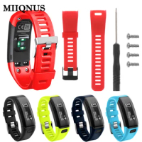 MIIQNUS 2019 New 1PC Silicone Sports Smart Watch Strap For Garmin Vivosmart HR Band Wristband Bracelet Fitness Tracker