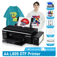 DTF Printer A4 L805 DTF T-shirt Printing Machine DTF Printer Bundle with DTF Curing Oven DTF Transfer Printer for Tshirt Clothes