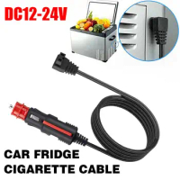12V Car Refrigerator Power Cord Fridge Freezer Power Cord For ARB Car Cigarette Lighter Adapter Fridge Heater Extension Cable 2m