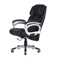 Modern and Comfortable Office Chair Boss Leisure Leather Chair Reclining Activity Chair Office Furniture
