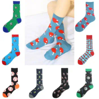 Adult Crew Socks Sport Ball Exercise Baseball Bat Rugby Soccer Field Play Fun Boxing Rugby Golf Table Tennis Basketball Gym Sox