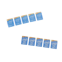 Bộ 5 nhãn dán trang trí cho sổ tay, thế hệ thứ tư, dành cho bộ xử lý trung tâm Intel Core i3/i5/i7