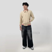FRED PERRY BLACK BEIGE RED PARASUT JACKET BEIGE XL