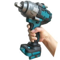New 2000N.M Brushless Cordless Electric Impact Wrench Rechargeable 1/2" Wrench Drill Power Tools for Makita 18V Battery