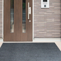 【寢室安居】條紋刮泥地墊150x90cm(踏墊/吸水/止滑)
