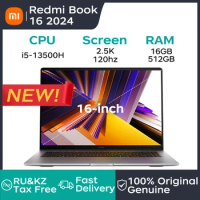 Xiaomi laptop RedmiBook 16 2024 Intel 13th Core i5-13500H 16G DDR5 512G/1TB SSD 2.5K 120Hz 16-Inch laptops Computer Notebook PC