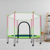 Baby Home Indoor Children Bounce Bed With Protection Net Family Exercise Lose Weight Trampoline