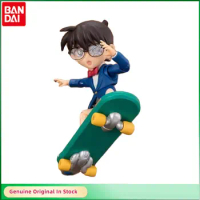 Original BANDAI SHFiguarts Detective Conan Conan Edogawa Action Figure Active Joints Model Hobbies Collectibles Boy Gifts