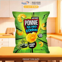 Gói Snack Ponnie da heo zòn vị rong biển gói x 30gr