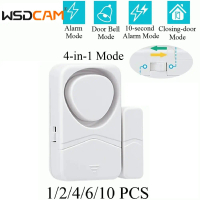 Wsdcam Wireless Door Window Burglar Sensor Alarm 4 Modes Door Open Detectors Freezers Close Reminder