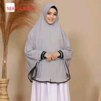 ONE SET JILBAB TANGAN HIJAB JUMBO LD 120 KRUDUNG HIJAB Kerudung Muslim Panjang Nyaman Syari Cantik H