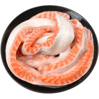 【悅生活】鮮市集 高Omeaga3油脂菲力鮭魚肚條1000g±5/包 2包組(極速鮮凍 包冰率低)