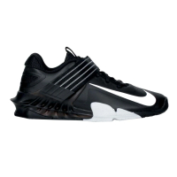 NIKE 耐吉 SAVALEOS 男女舉重鞋-重量訓練 深蹲 蹲舉 魔鬼氈 黑白(CV5708010)