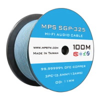 Taiwan MPS Power Cable SGP-325/345/385 HIFI Audio CD DVD Amplifier Speaker 3-pin 99.99999%OFC Audio Cable Made In Taiwan