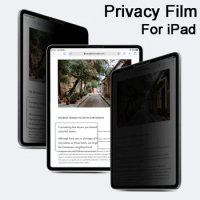 For iPad 10.2 Pro 11 12.9 M1 M2 2021 2022 Privacy Screen Protector Air 4/5 10.9 10th Gen 2022 Air 3 10.5 9.7 inch Anti-Peep Film
