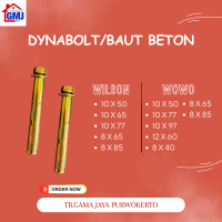 BAUT DYNABOLT / BAUT BETON MERK WILSON WOWO MURAH
