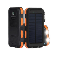 20000mAh Solar Power Bank for Xiaomi Portable Solar Charger External Battery Pack Power Bank for iPhone 13 Samsung LED Powerbank