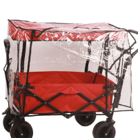 Camping Trolley Rain Cover Garden Picnic Wagon Stroller Cart Waterproof Cover Camping Equipment