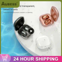 Transparent case For Galaxy Buds2 2022 Case TPU Soft Shell Cute with keychain For Buds / Buds 2/Buds Live cover