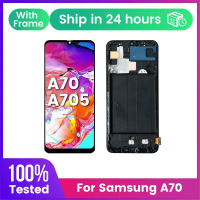 Màn hình LCD, dành cho màn hình SAMSUNG A70, A705, A705F, SM-A705F, A705FN / DS, Lắp ráp Digiziter, 