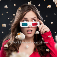 現貨－紙製紅藍3D眼鏡 白紙卡3D立體眼鏡 3D電影專用眼鏡