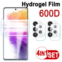 4in1 Hydrogel Screen Protector Film For Samsung Galaxy A33 A73 A52s A52 4G 5G Protection Galaxi A 52 52S 73 33 5 4 G Camera Lens