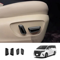 Car Electric Seat Button Frame Interior Trim Accessories For Toyota Alphard 40 Series 2023+