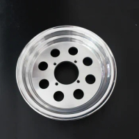 10 Inch Wheel for Circular Front Rear Wheel Auxiliary Electric Aluminum Alloy Pneumatic Tire Hub 3.50-10 for Scooter Tricycle
