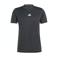 Adidas D4T HR Tee [IS3739] 男 短袖 上衣 運動 健身 訓練 慢跑 吸濕排汗 透氣 修身 黑