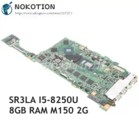 NOKOTION For Acer Swift 3 SF314-52G SF314-52 Laptop Motherboard NBGQT11002 NB.GQT11.002 SR3LA I5-8250U CPU MX150 2GB 8G RAM