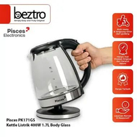 Pisces PK171GS - Glass Kettle 400W 1.7L PK 171GS PK 171 GS Original Pemanas Air