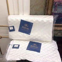 希爾頓乳膠枕頭 天然乳膠枕芯按摩護頸兒童乳膠枕一對禮品 乳膠枕頭 1x1x1m