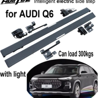 Auto electric side pedal nerf bar foot board for AUDI Q6 2022-2024,with light,brand-new,made in TOP manufacturer,can load 300kgs