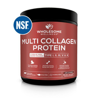 Multi Collagen Protein Powder Hydrolyzed (Type I II III V X) Grass-Fed All-in-One Super Bone Broth +