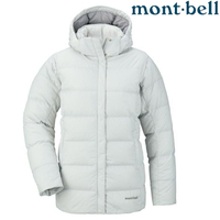 Mont-Bell Travel Down 女款 連帽羽絨外套/長版羽絨外套 1101549 SVWT 銀白