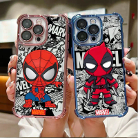Marvel Spider-man Deadpool Cover For OPPO A17 A16 A16S A55 A5S A72 A92 A52 A54 A3S A9 A5 A31 A53 A33