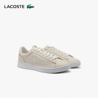 【LACOSTE】CARNABY 小白鞋 男鞋 休閒鞋 運動鞋 米色(49SMA0032_03A)
