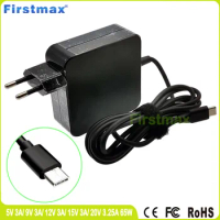 65W 20V 3.25A Type C USB-C ac adapter laptop charger for Lenovo ThinkPad P52S T480 T480s T580 X280 X570 E580 E585 A285