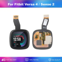 For Fitbit Versa 4 Sense 2 LCD Display Touch Screen Digitizer For Fitbit Versa4 Smart Watch Screen Replacement