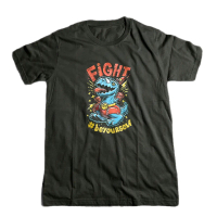 Be Yourself T-Shirt Katun Slim-fitting